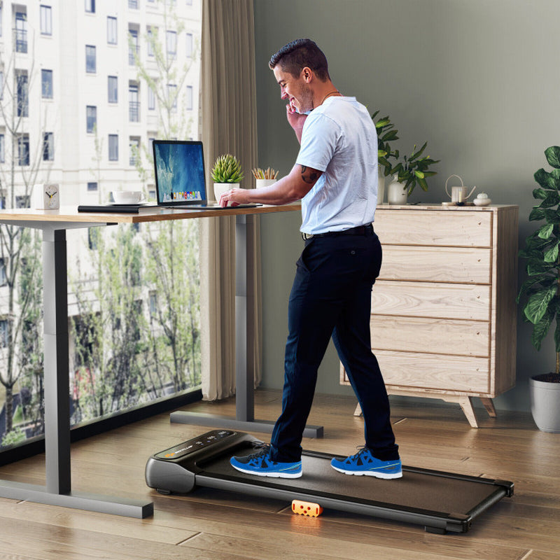 Under Desk Walking Pad Treadmill for Home/Office with Watch-Like Remote Control