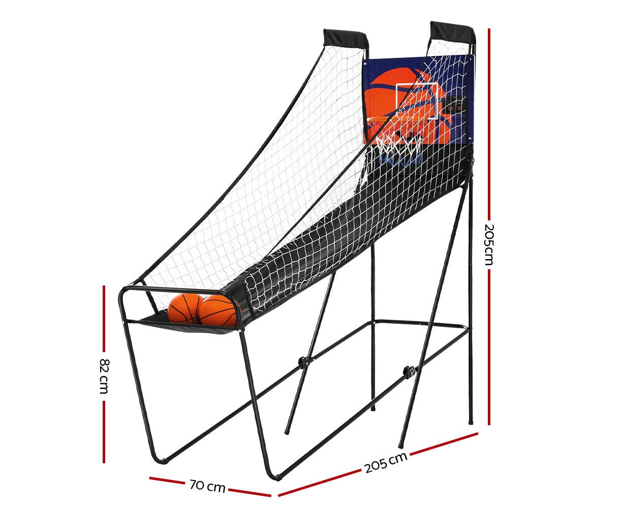 Basketball Arcade Game Electronic Scorer 8 Games Double Shoot Grey